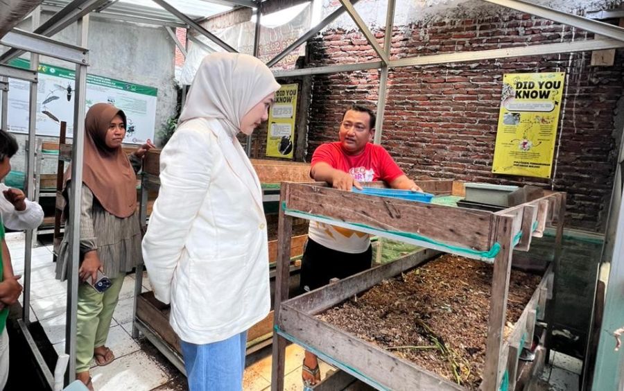 Lita Machfud Berikan Dukung Nyata terhadap Pengelolaan Sampah Mandiri